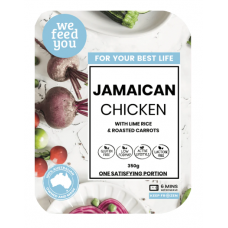 We Feed You Jamaican Chicken with Lime Rice & Roasted Carrots 350g(Buy In-Store ,or Buy On-Line and Collect from our Store - NO DELIVERY SERVICE FOR THIS ITEM)